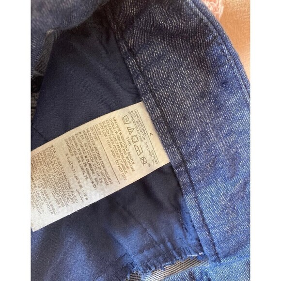 Chambray cropped dress pants - Picture 3 of 3